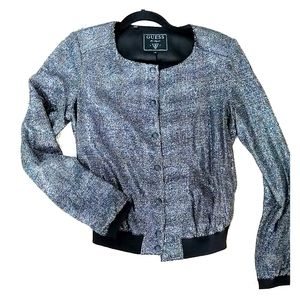 Sparkly button up jacket